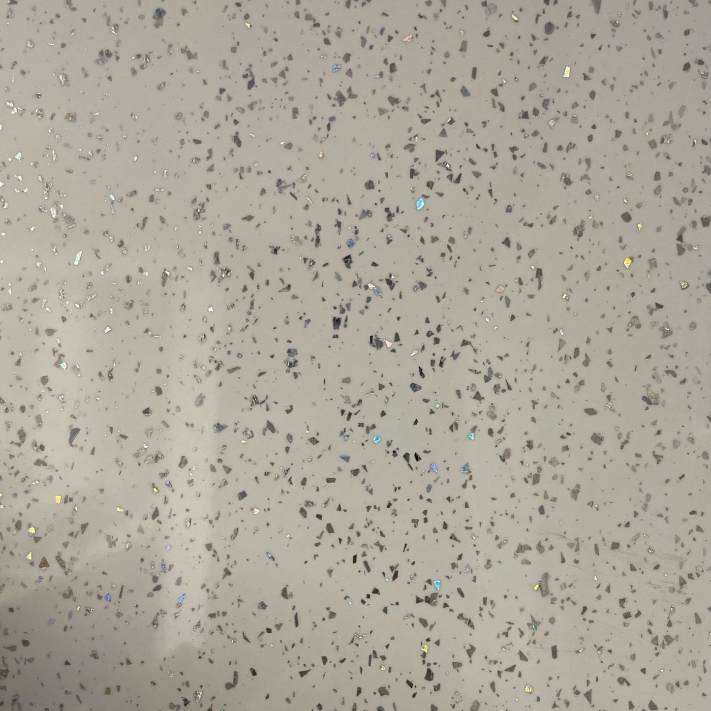 White Sparkle MDF Shower Wall Panel