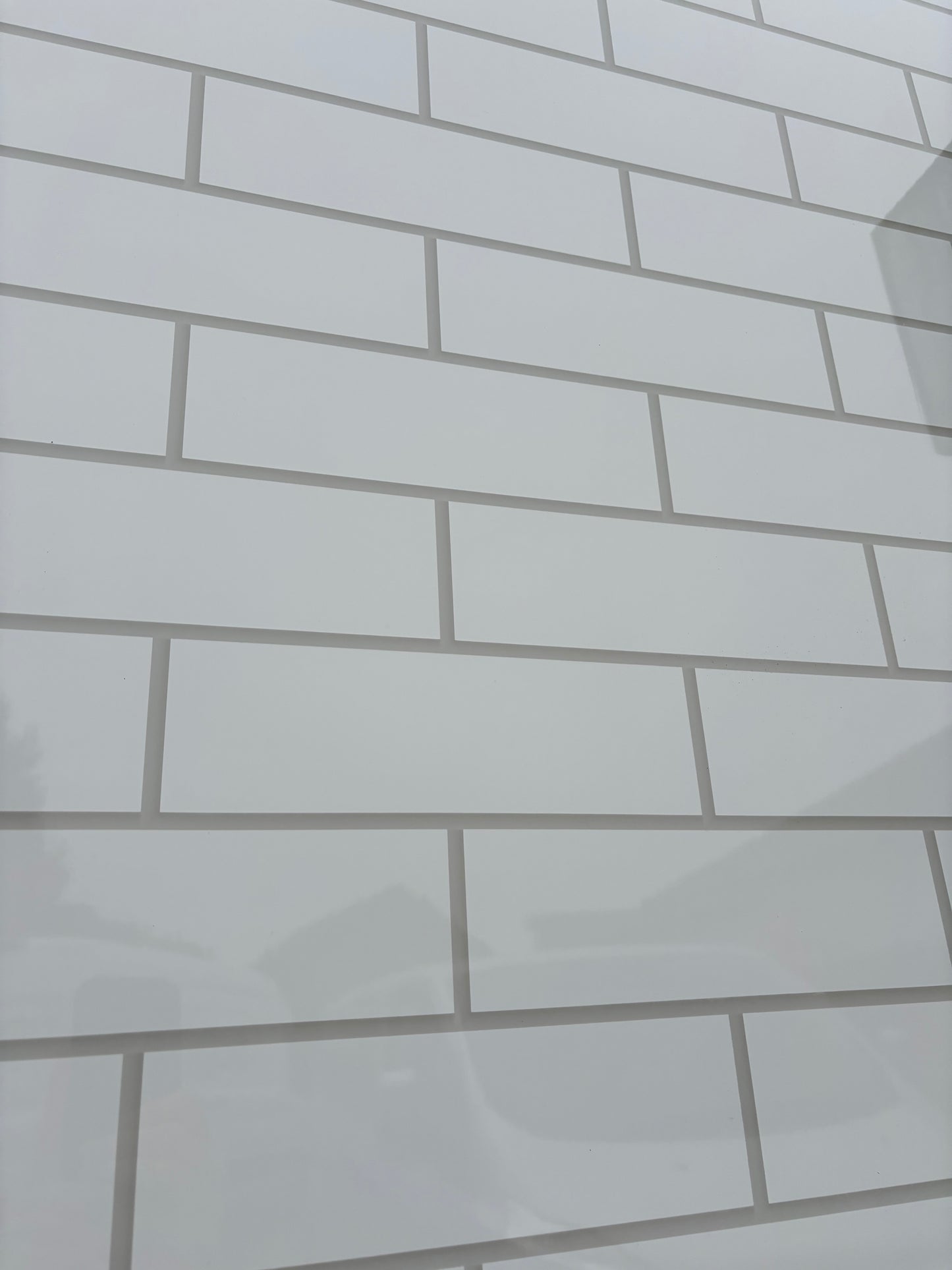 White Tile PVC Tongue & Groove Wet Wall 1000mm